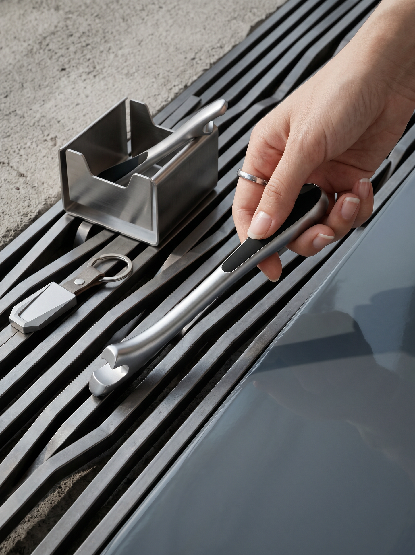 Mirror-Finish Stainless Steel Bottle Opener — One-Piece 304 Steel, Rust-Proof, Ergonomic Arc Design, Dishwasher Safe, Premium Bar & Kitchen Tool