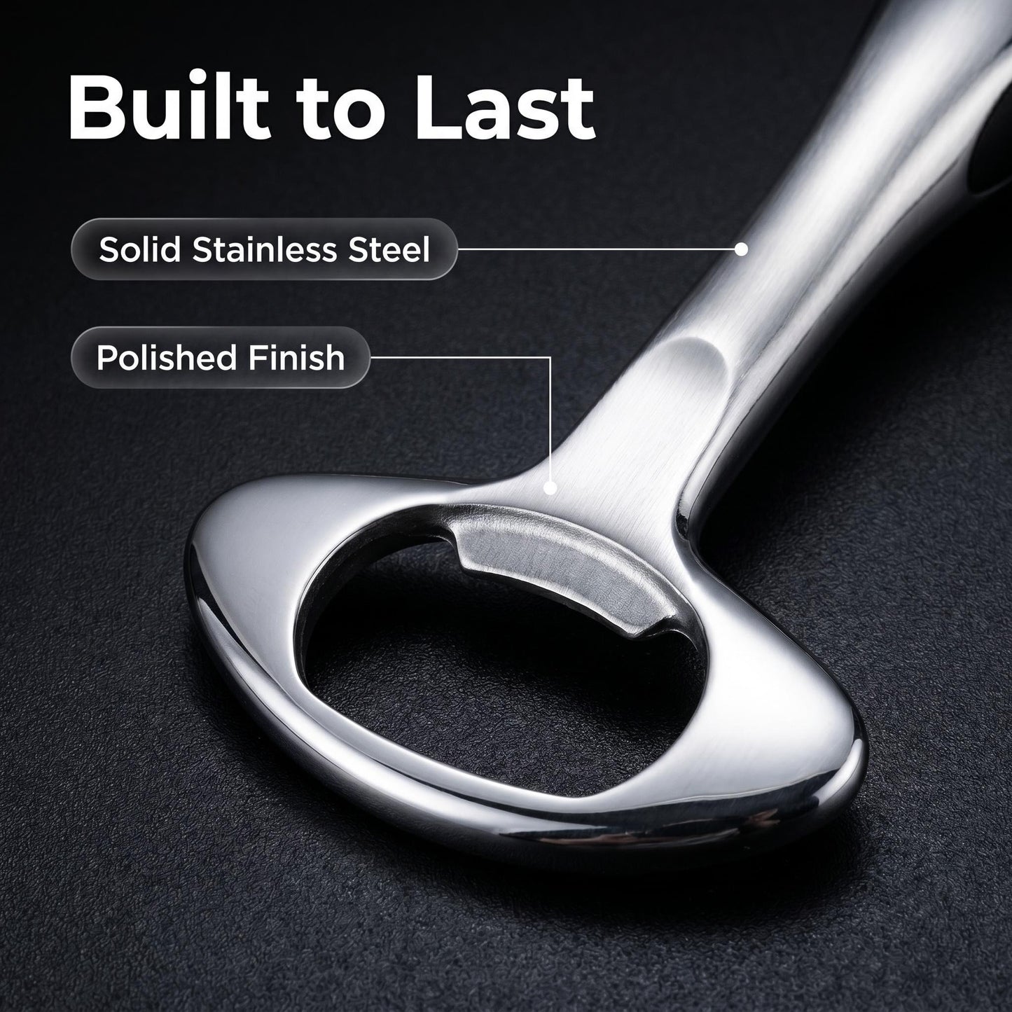 Titanium Alloy Bottle Opener Set (2-Piece) — Aerospace-Grade Titanium, CNC Machined, Matte Sandblasted Finish, Ultra-Light, Premium EDC & Bar Tool