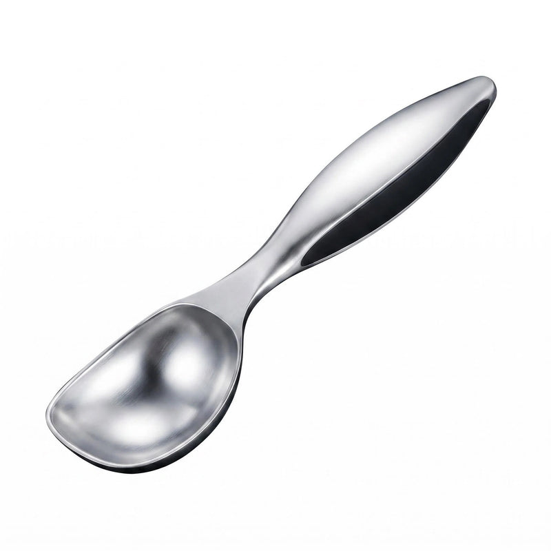 Ice Cream Scoop, Premium Stainless Steel Ice Cream Scooper with Ergonomic Handle – Heavy Duty, Anti-Freeze, One-Piece Cast, Dishwasher Safe