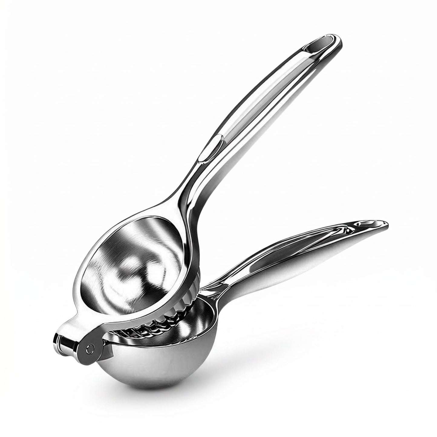 Premium Stainless Steel Lemon Squeezer Manual Citrus Juicer Press — 304 Food-Grade Steel, Heavy-Duty Hinge, Seed Filter, Dishwasher Safe
